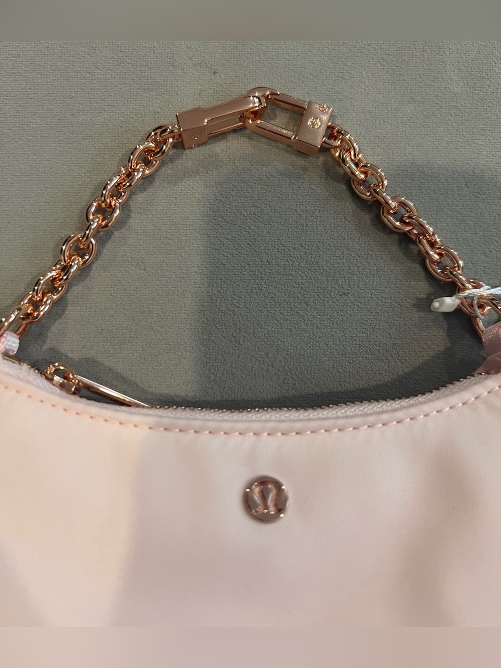 lululemon City Essentials Soft Pink Chain-Handle Mini Shoulder Bag - Picture 6 of 8